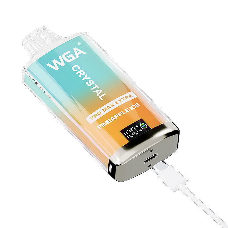 WGA Crystal Pro Max Extra 15K (15000) Puffs | Dive into a Flavorful Vaping Adventure-650mAh Battery, 20ml E-liquid, Multiple Nicotine 31 Flavors