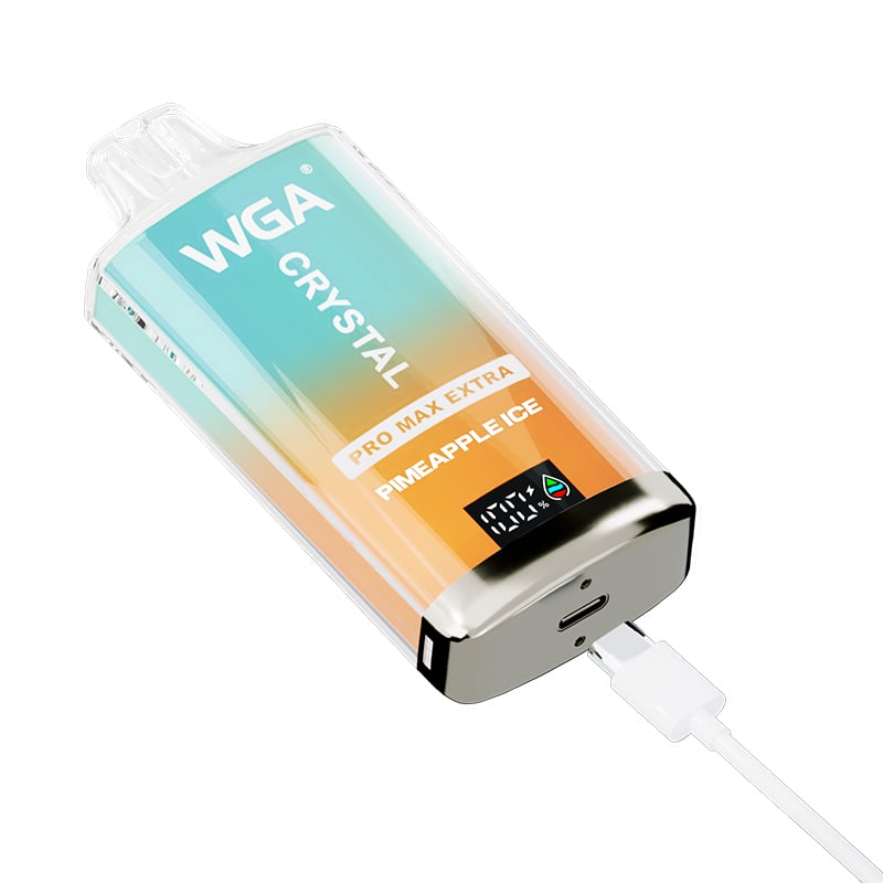 WGA Crystal Pro Max Extra 15K (15000) Puffs | Dive into a Flavorful Vaping Adventure-650mAh Battery, 20ml E-liquid, Multiple Nicotine 31 Flavors