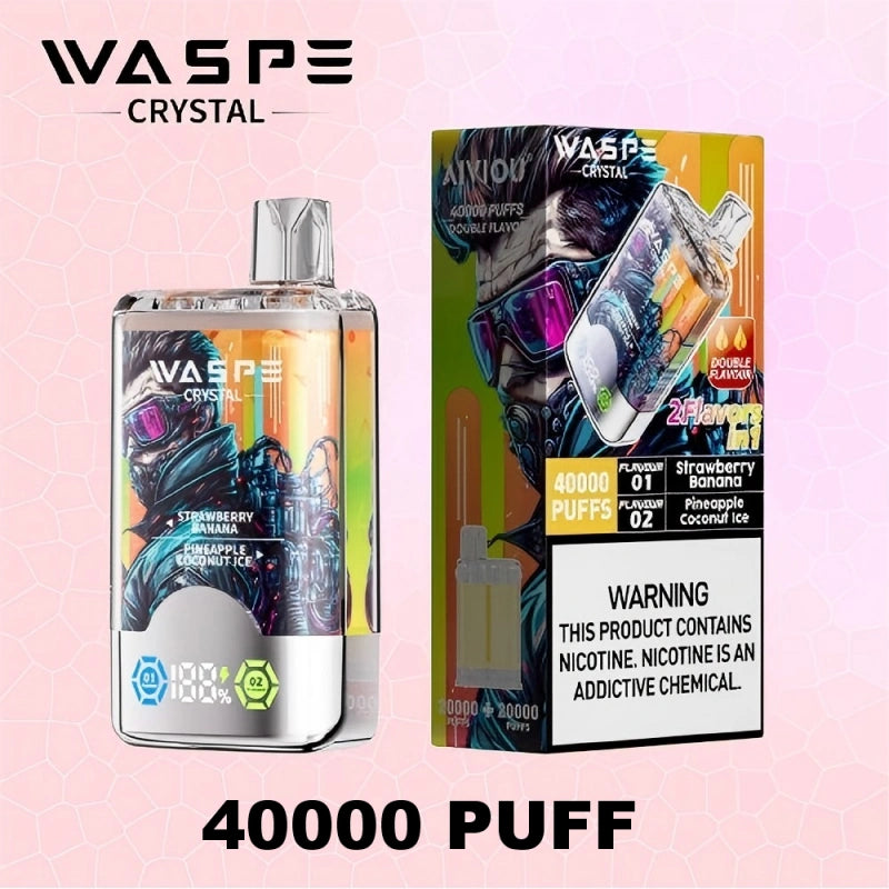 Waspe Crystal 40000 Puffs Disposabl Vape Good Price Bulk Sale