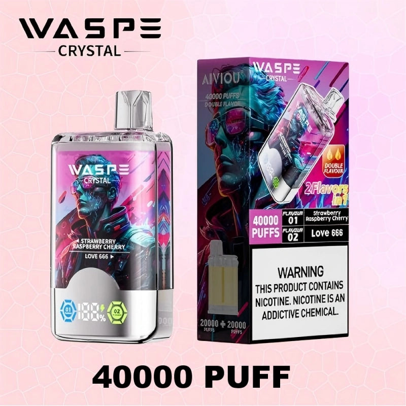 Waspe Crystal 40000 Puffs Disposabl Vape Good Price Bulk Sale