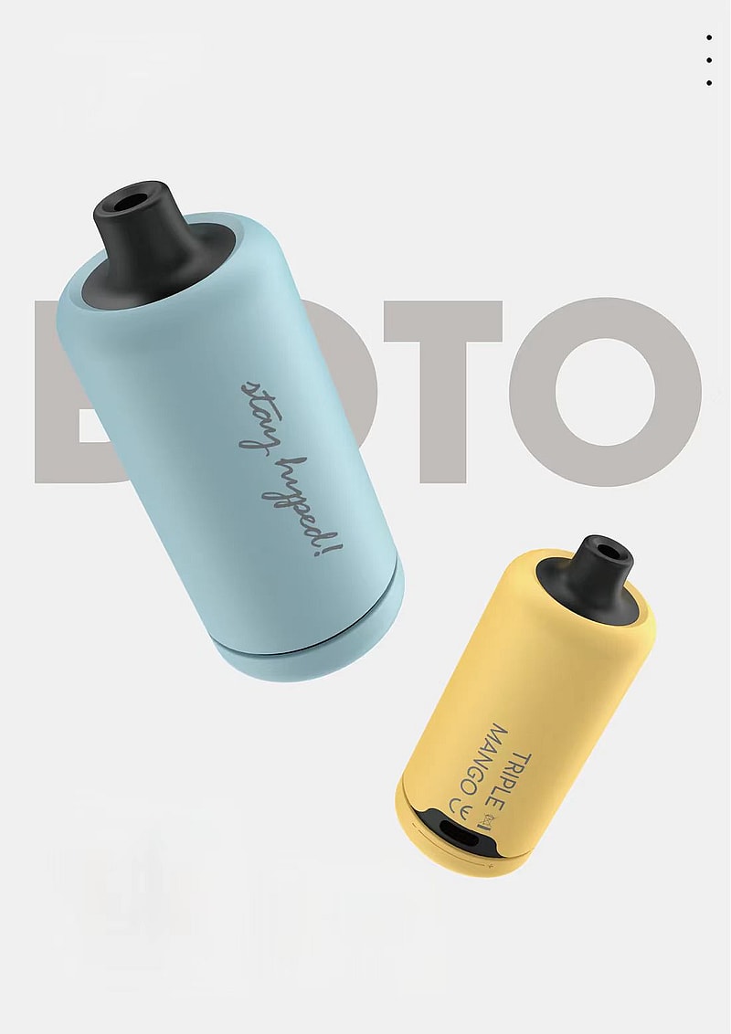 Hyperbar Boto 7000 Puffs 2%  5% Nicotine Rechargeable Disposable Pod-550mAh battery, 16ml E-liquid, Multiple Nicotine 18 Flavors