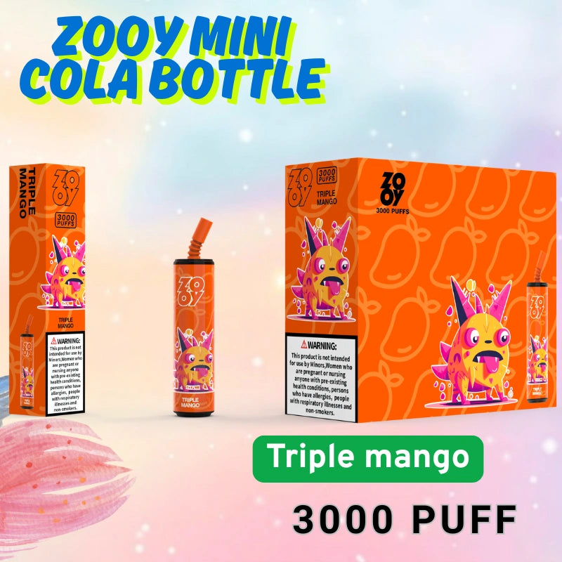 ZOOY Cola Bottle 3K Puffs Affordable Good Sale Today