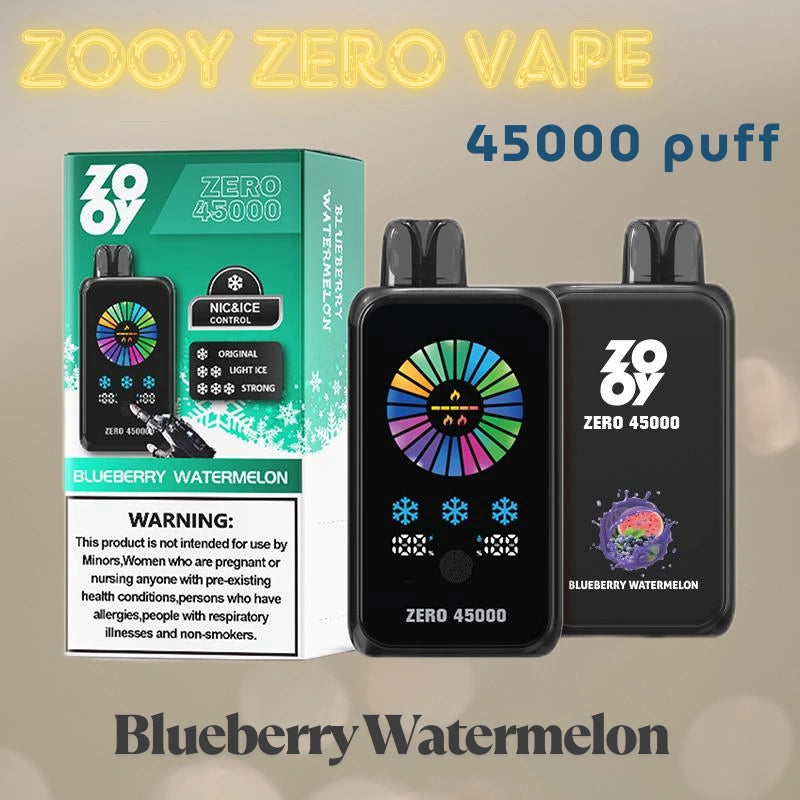 ZOOY ZERO 45000 PUFF Smart Display Bulk Sale Vape