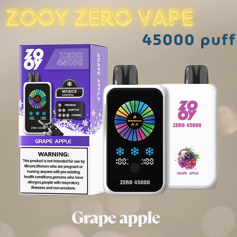 ZOOY ZERO 45000 PUFF Smart Display Bulk Sale Vape
