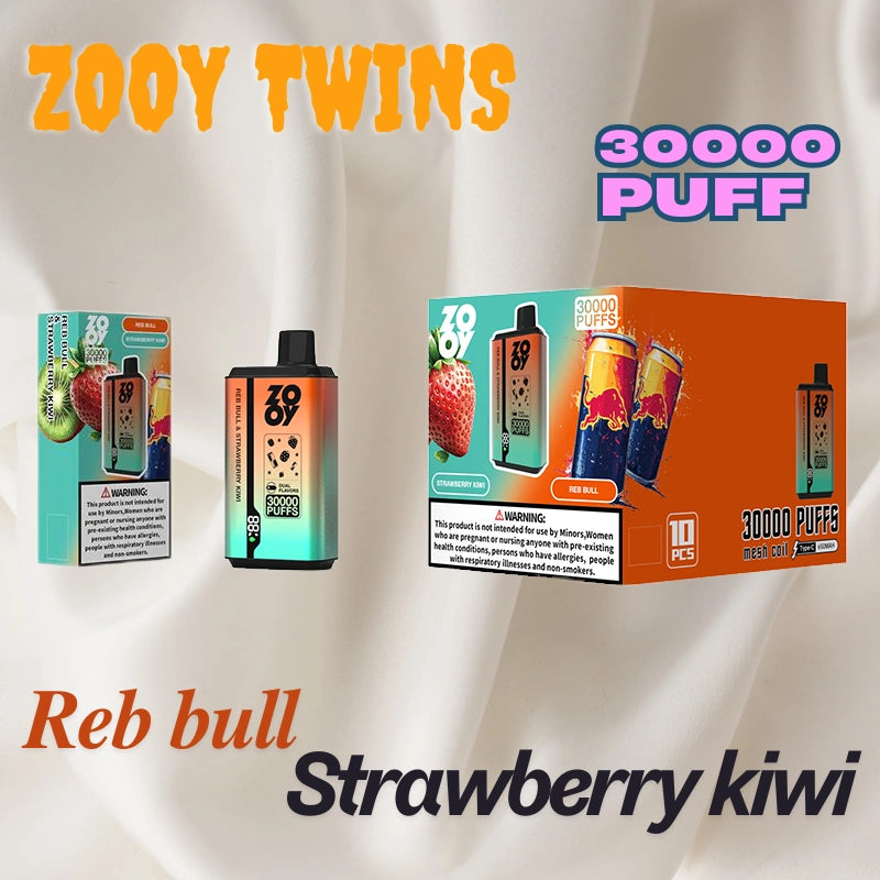 ZOOY twins 30000 PUFF Dual Flavor Free Switching Bulk Sale Vape