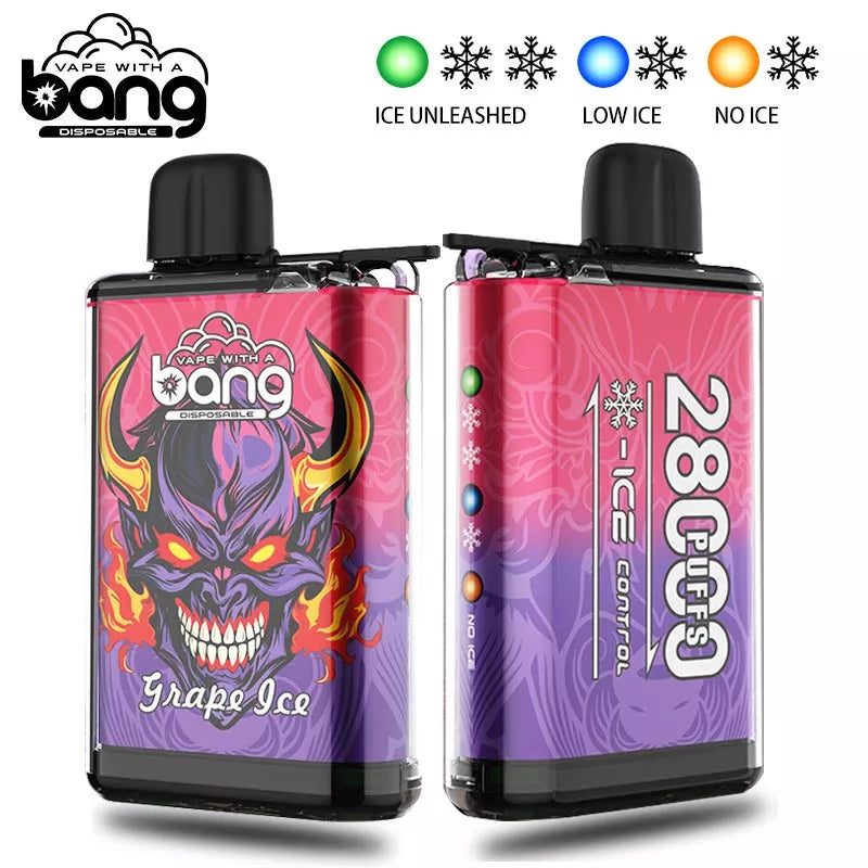 Ice Control Vape New Bang 28000 Puffs Disposable 3 Modes