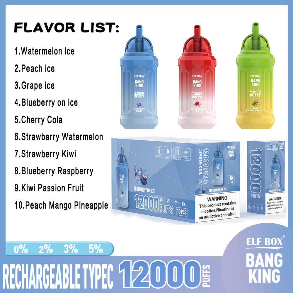ELF BOX 12000Puffs Disposable Vape Wholesale