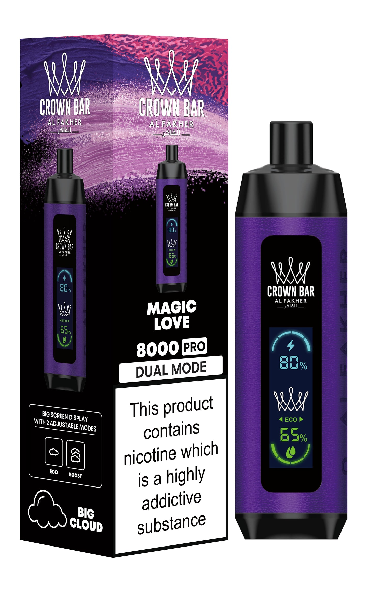 Al Fakher 8000 Pro Dual Mode - Al Fakher 8000 Puffs Pro Dual Mode