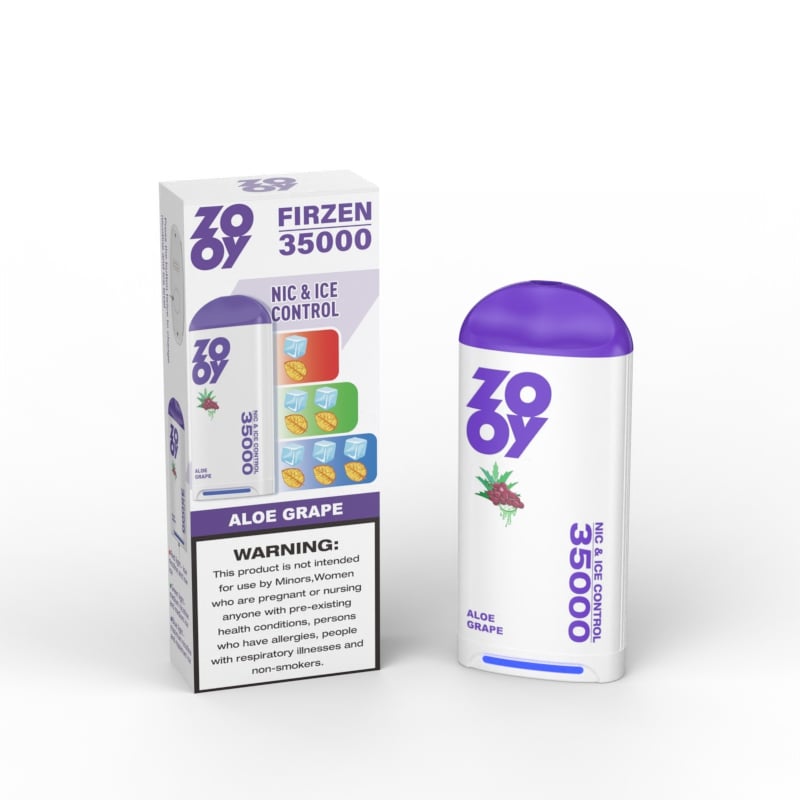 ZOOY FIRZEN 35000 Puffs Nic&Ice Control Disposable Vape 550mAh battery  10 Flavor Options