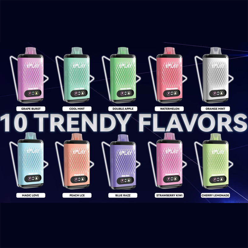 IPLAY ADJUST 35000 Puffs Disposable Vape Wholesale-1000mAh battery, 23ml E-liquid, Multiple Nicotine 10 Flavors
