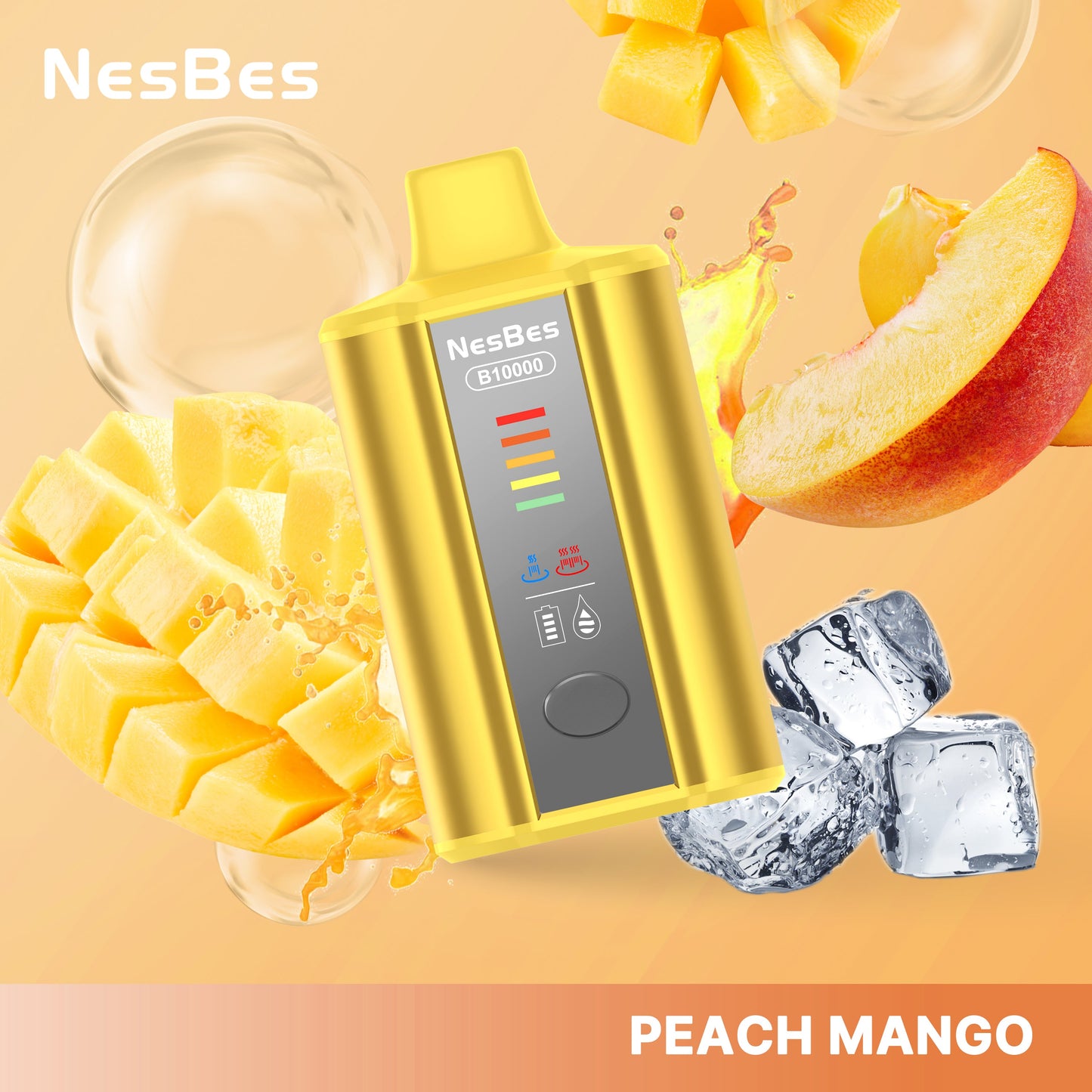 NESBES B10000 Puffs Disposable Vape Wholesale-700mAh battery, 17ml-E-liquid, Multiple Nicotine 8 Flavors