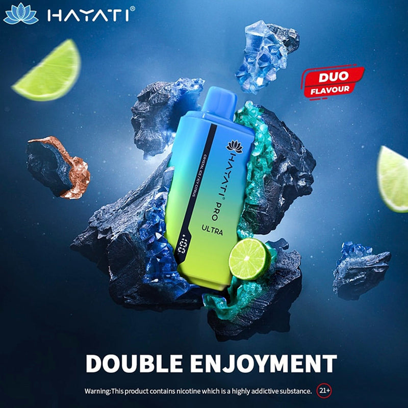 HAYATI PRO ULTRA 15000 Puffs Disposable Vape Wholesale 2% NICOTINE 850mAh battery 49 flavors