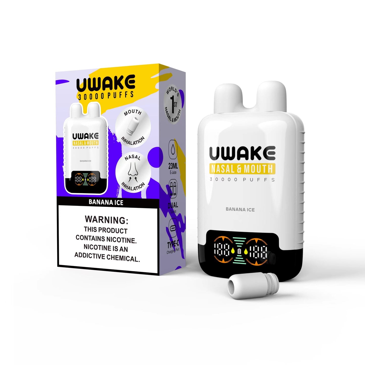 Mr.Goodie UWAKE 30000 Puffs Nasal & Mouth Disposable Vape
