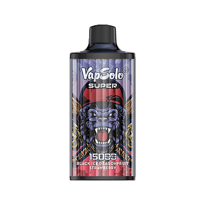 VapSolo Super 15K Puffs Disposable Vape | Ajustable Airflow,Mesh Coil,Type-C Port