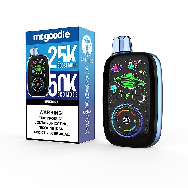 Mr.Goodie Dual Mode King 50000 50K Puffs :Touch Control Disposable Vape with Ajustable Airflow