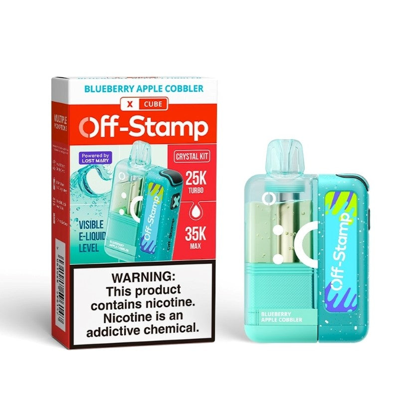 Off-Stamp X Cube Crystal Cube 35K Disposable Vape 17ml 5%