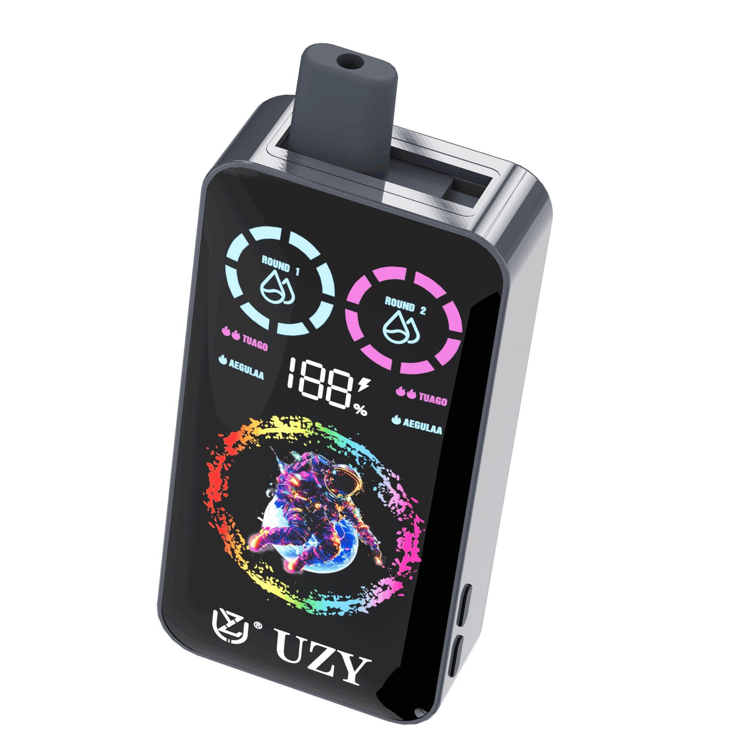 UZY Tornado 30000 30K Puffs :Dual Flavors Disposable Vape with Smart Screen