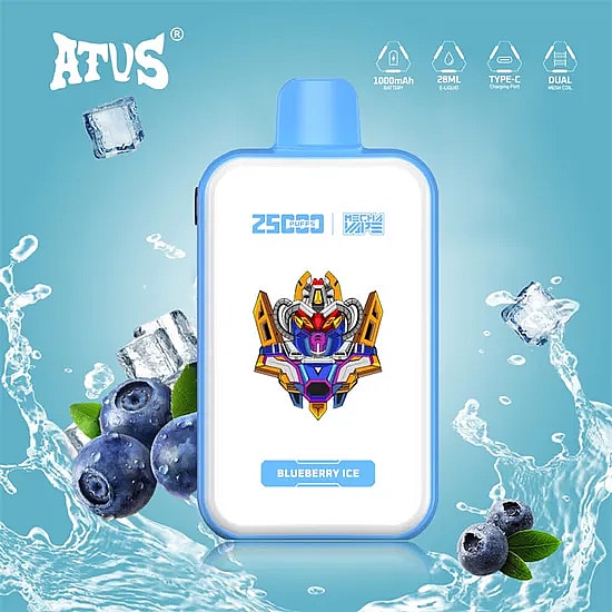 ATVS 25000 Puffs :DTL/MTL Disposable Vape with Smart Full Screen