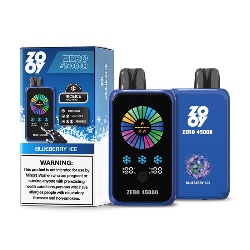 ZOOY ZERO 45000 puffs Nic&Ice Control Disposable Vape with Ajustable Airflow