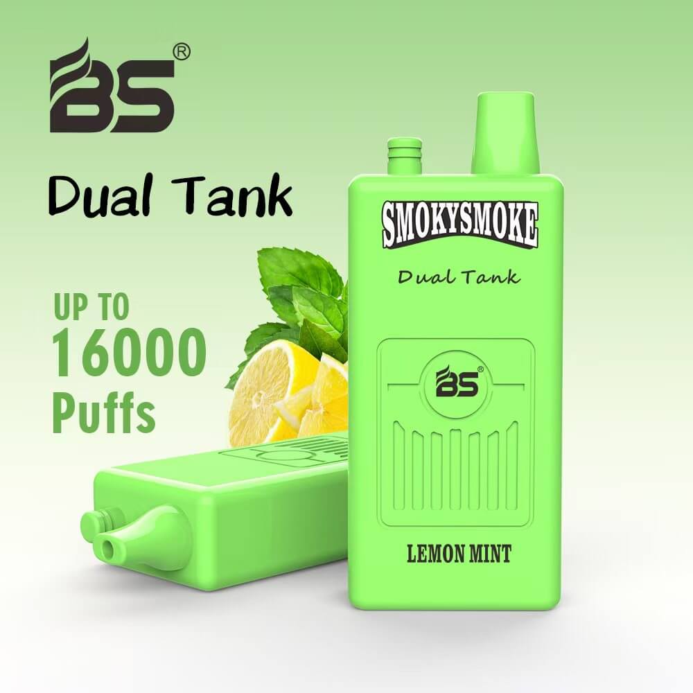 Breze Stiik Smokysmoke 16000 Vape: 32ml Dual Tank. Mesh Coil. 16.000 Puffs of Flavor and Power!
