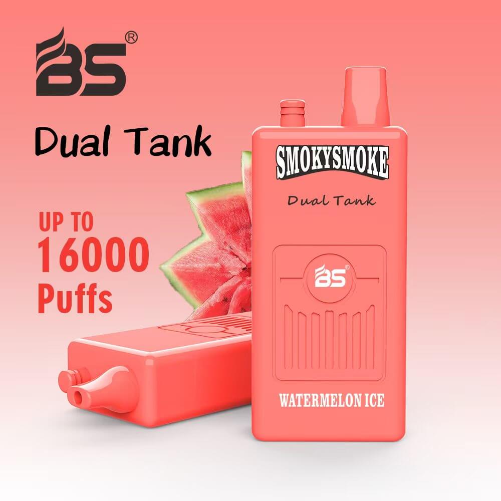 Breze Stiik Smokysmoke 16000 Vape: 32ml Dual Tank. Mesh Coil. 16.000 Puffs of Flavor and Power!