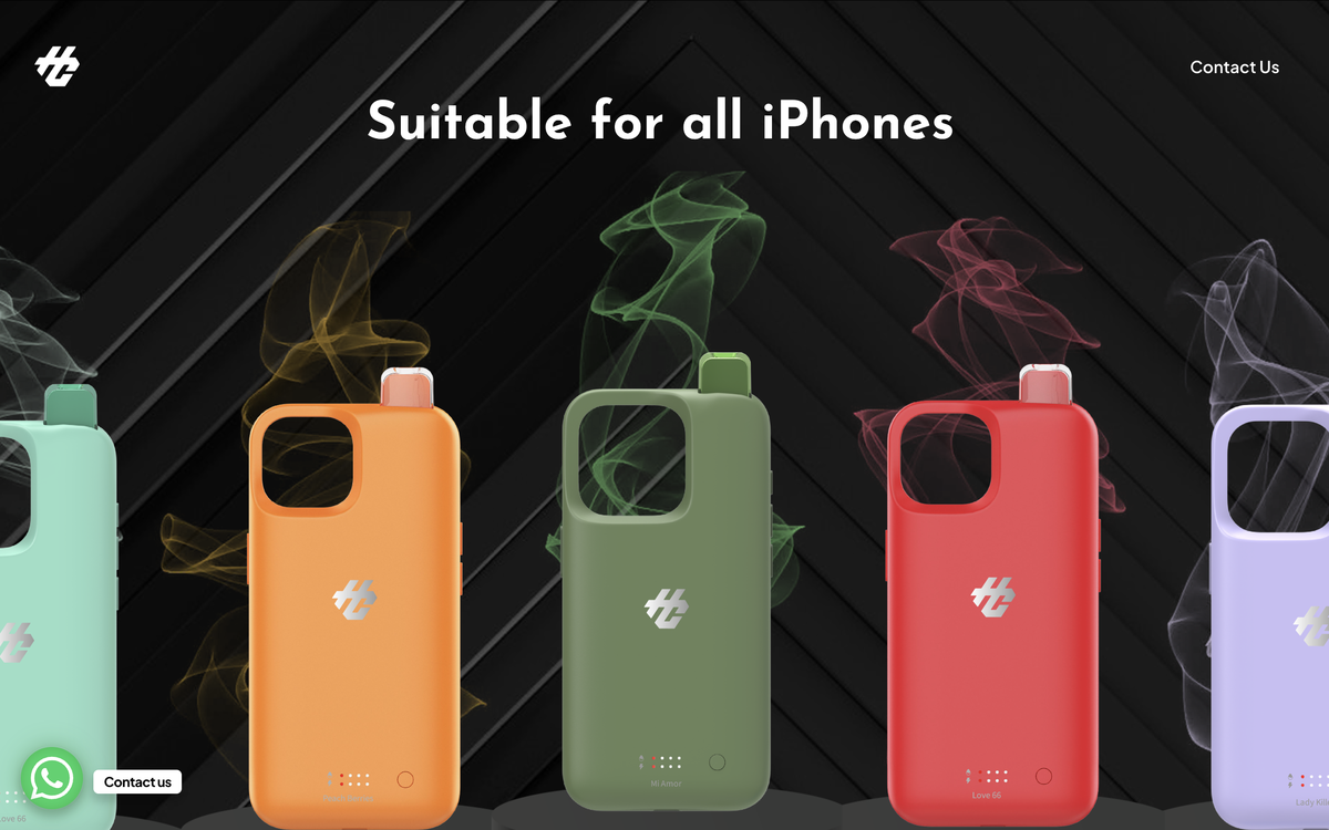 Humo iPhone 15 Case 30000 Puffs Disposable Vape Wholesale 2% and 5%nct