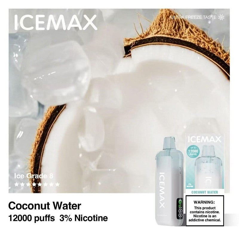 Icemax 12K Disposable Vape 10ml 3%