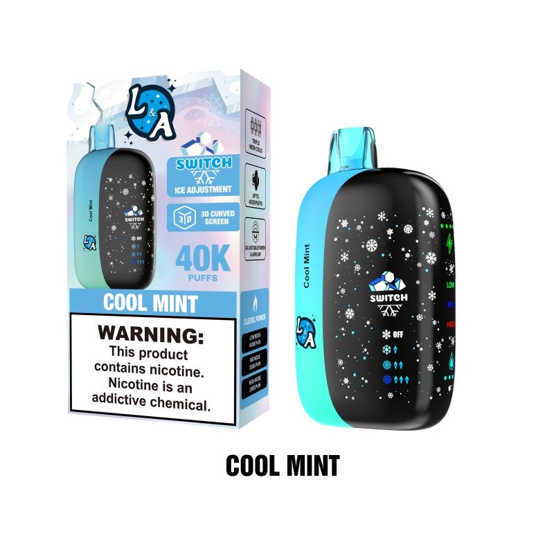 L&A Switch 40K Ice Control Disposable Vape 5%