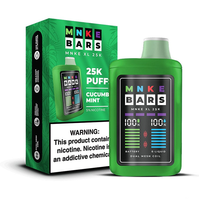 MNKE Bars XL 25K Disposable Vape 5%18m