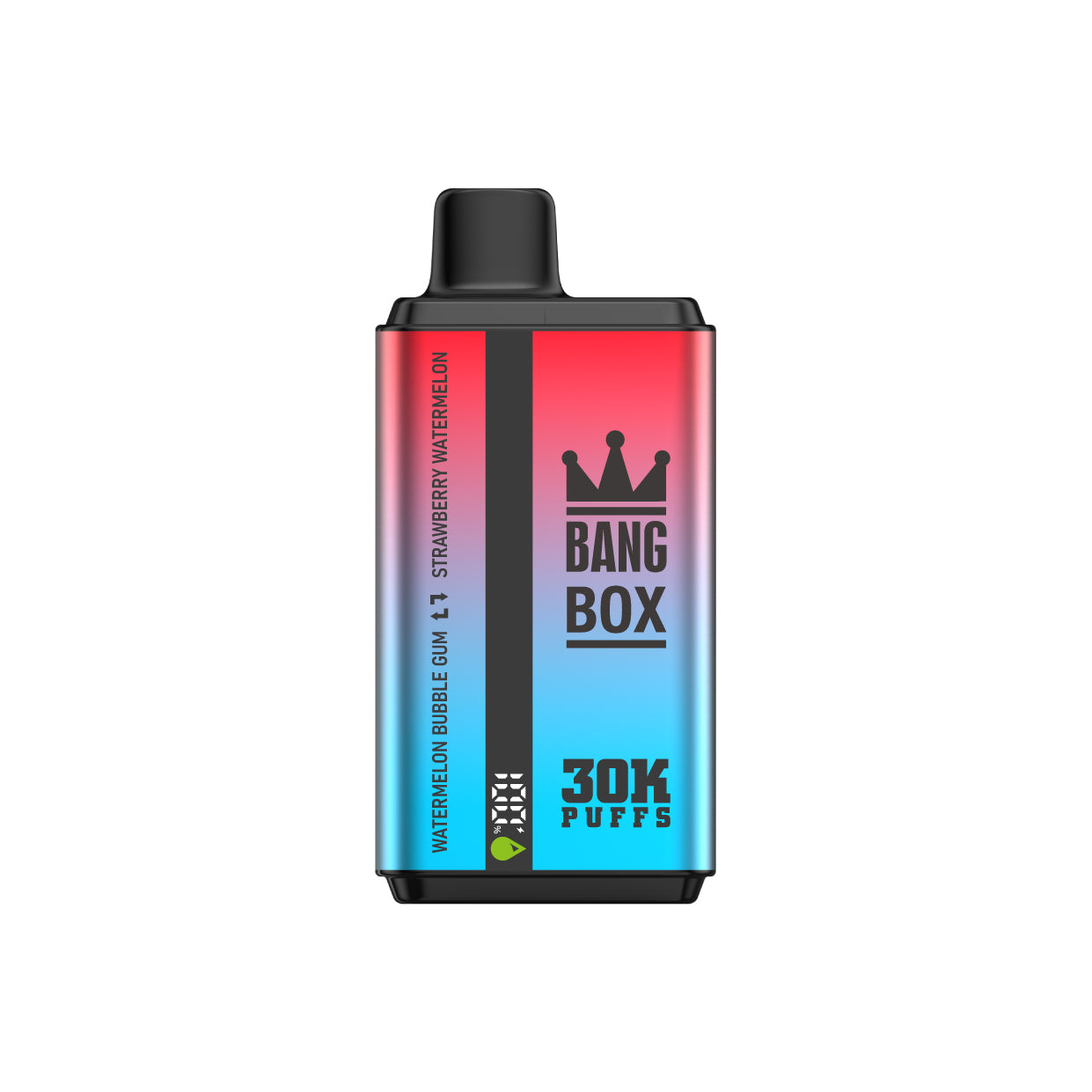 BANGBOX 30000 puffs dual flavors vape,LED Display capcity Batterya ,35ml 850MAH ,12 Flavor Display