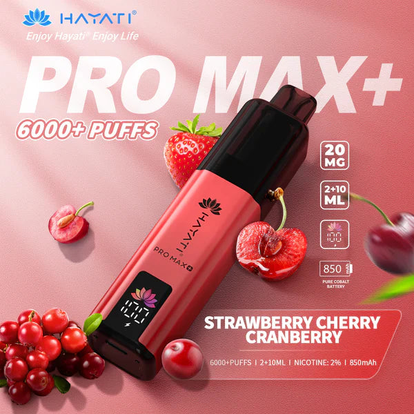 Hayati Pro Max+ 6000 Puffs Disposable Vape (Box of 10)