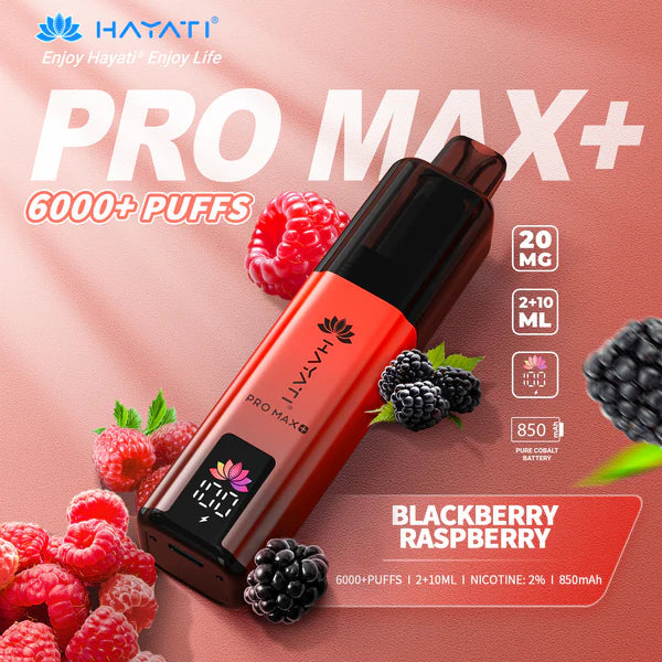 Hayati Pro Max+ 6000 Puffs Disposable Vape (Box of 10)