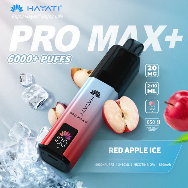Hayati Pro Max+ 6000 Puffs Disposable Vape (Box of 10)