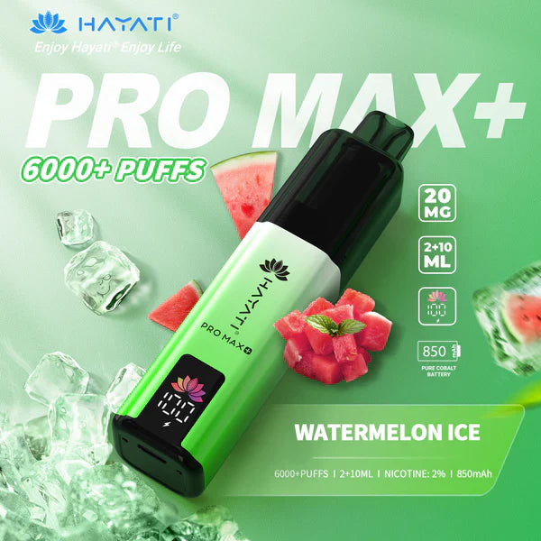 Hayati Pro Max+ 6000 Puffs Disposable Vape (Box of 10)