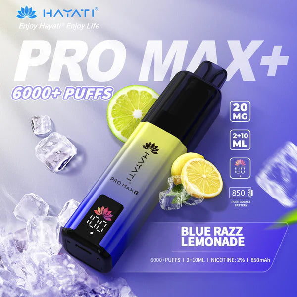 Hayati Pro Max+ 6000 Puffs Disposable Vape (Box of 10)