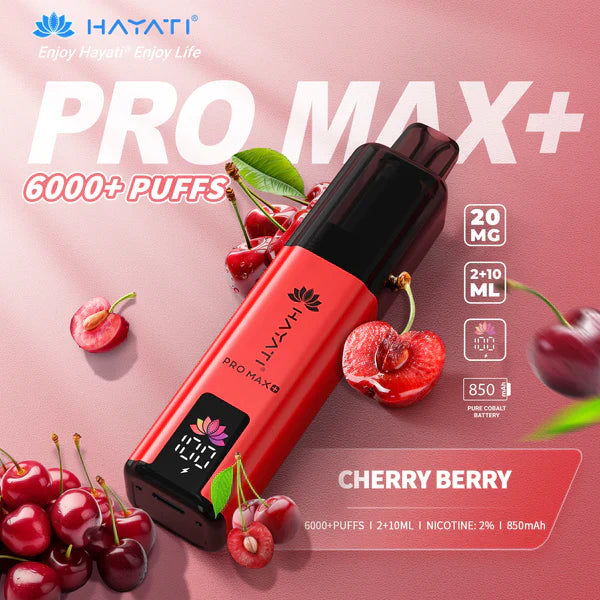 Hayati Pro Max+ 6000 Puffs Disposable Vape (Box of 10)