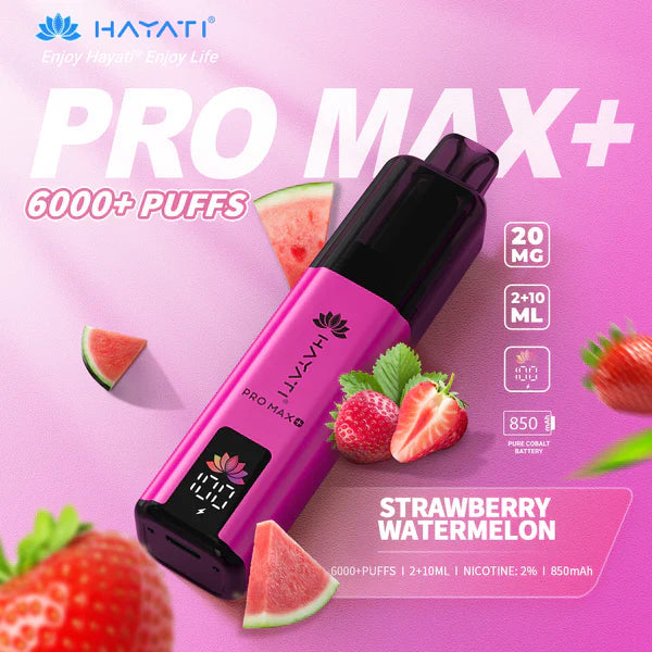 Hayati Pro Max+ 6000 Puffs Disposable Vape (Box of 10)