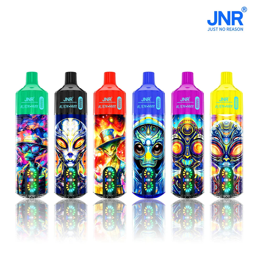 JNR Alien Max 18000 Puffs Disposable Vape (Box of 10) 21 FLAVORS
