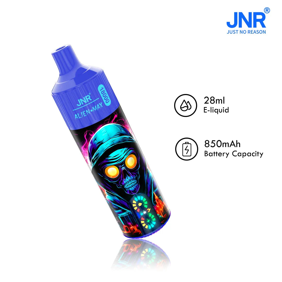 JNR Alien Max 18000 Puffs Disposable Vape (Box of 10) 21 FLAVORS