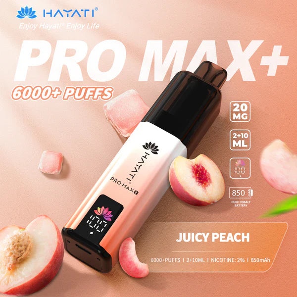 Hayati Pro Max+ 6000 Puffs Disposable Vape