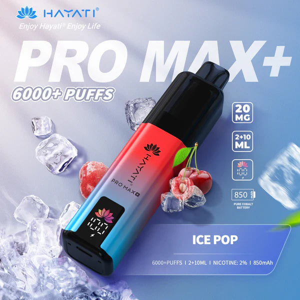 Hayati Pro Max+ 6000 Puffs Disposable Vape (Box of 10)