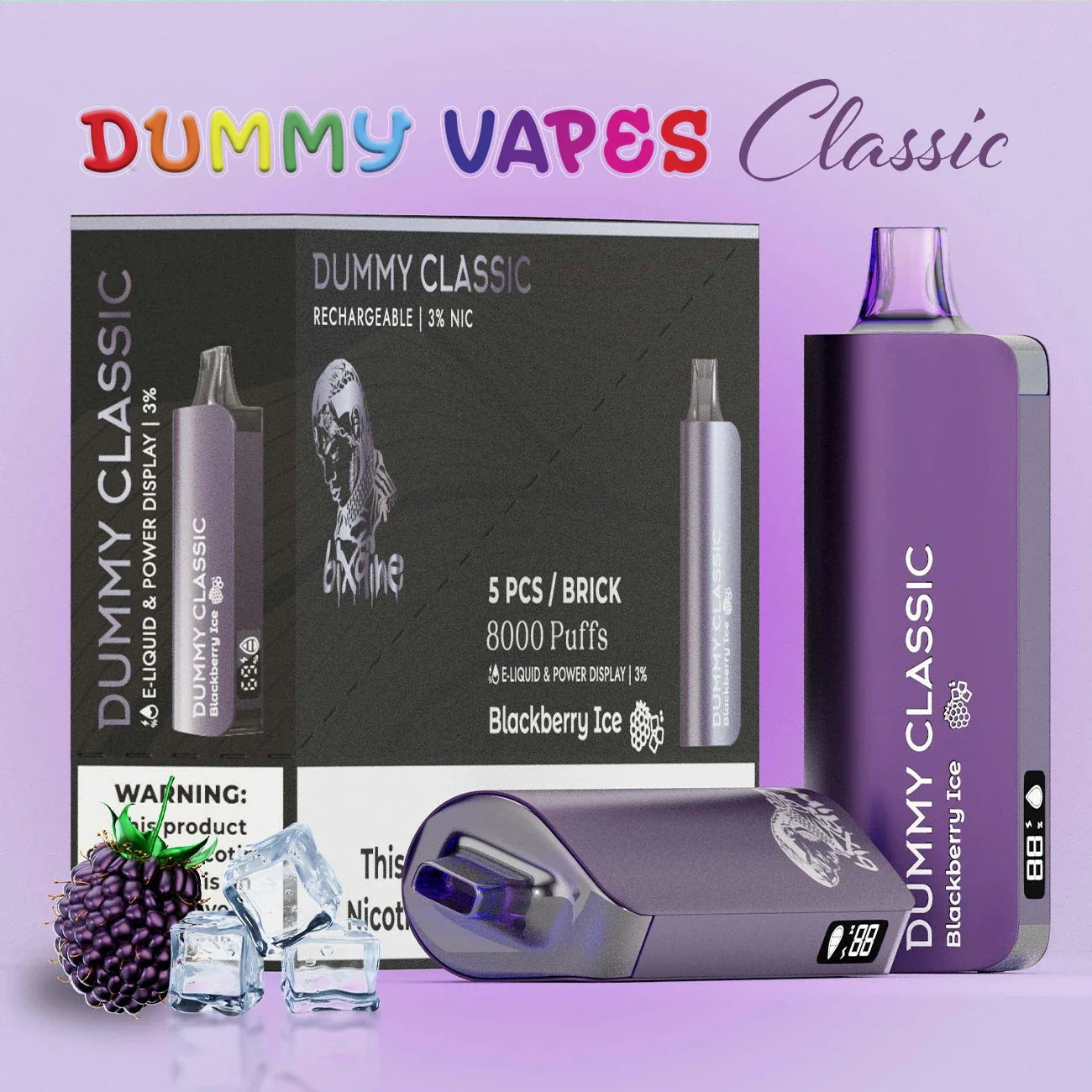 Dummy Vapes Classic 8000 Puffs Disposable Vape