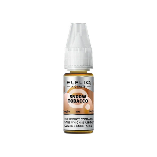 ELFBAR Elfliq Snoow Tobacco (Cream Tobacco) - Sel de nicotine 10ml