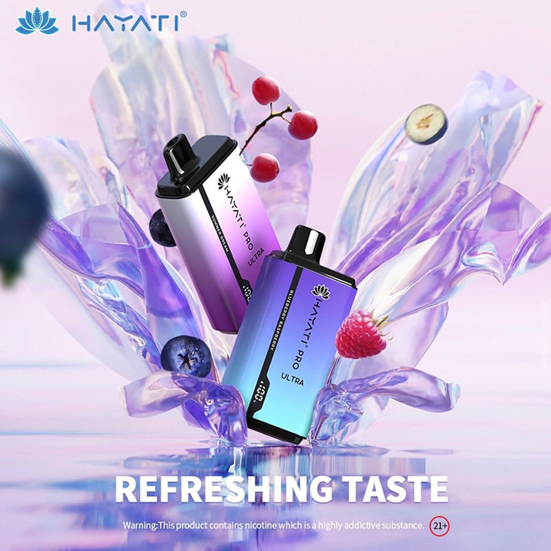 HAYATI PRO ULTRA 15000 Puffs Disposable Vape Wholesale 2% NICOTINE 850mAh battery 49 flavors
