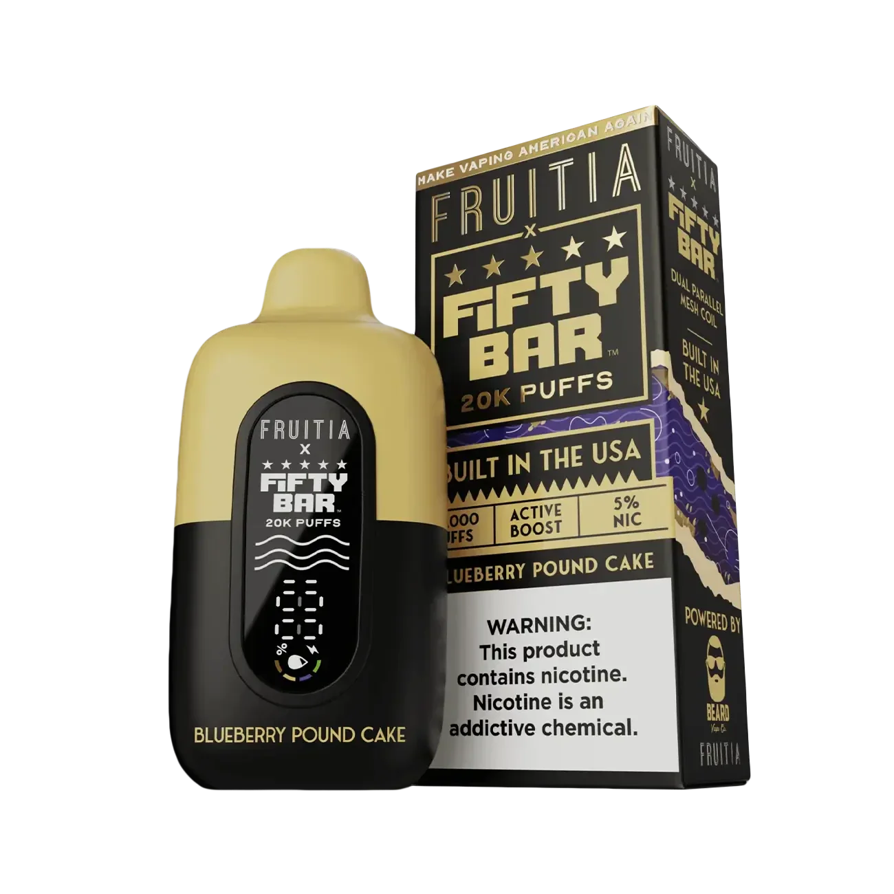 Fifty Bar X Fruitia 20K Disposable Vape
