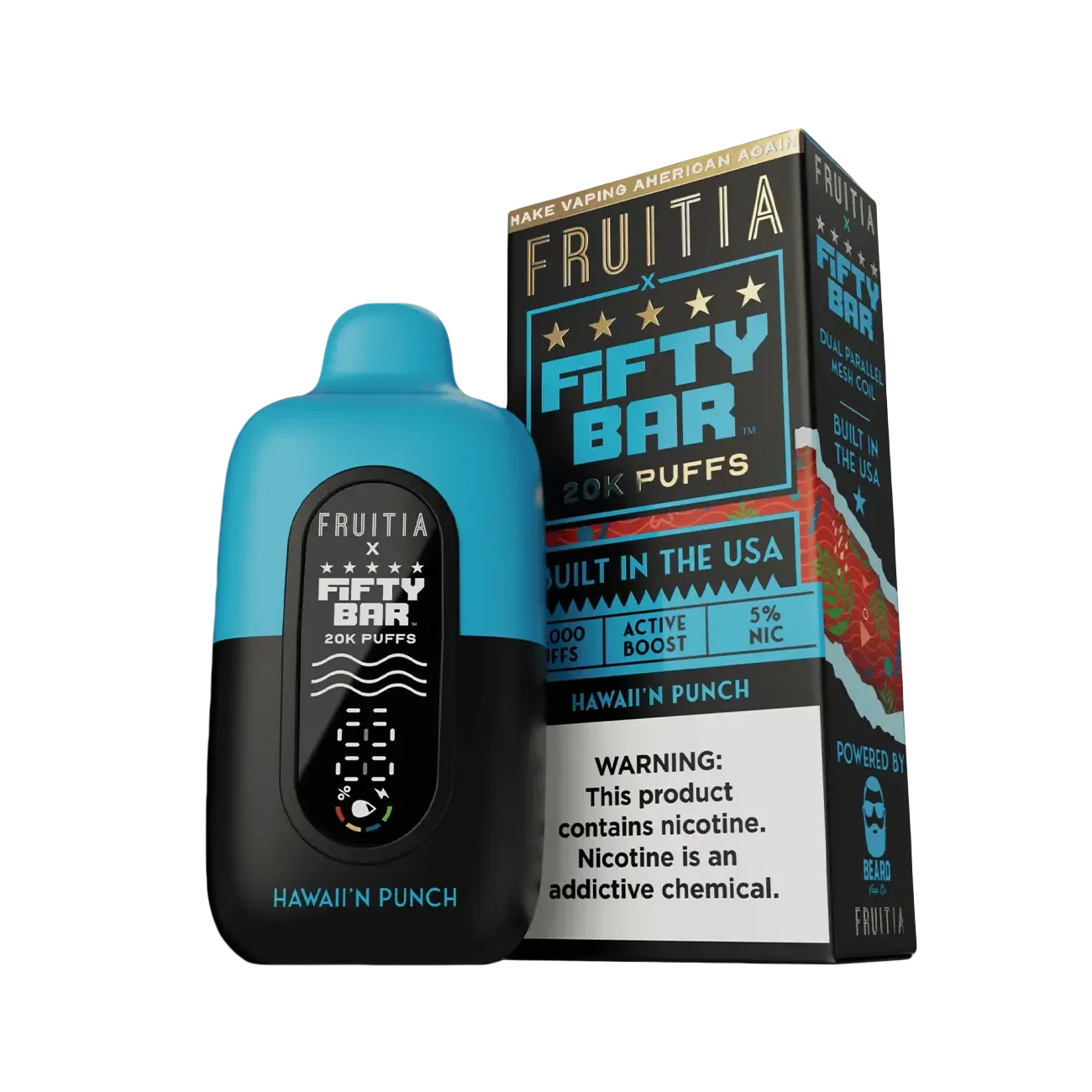 Fifty Bar X Fruitia 20K Disposable Vape
