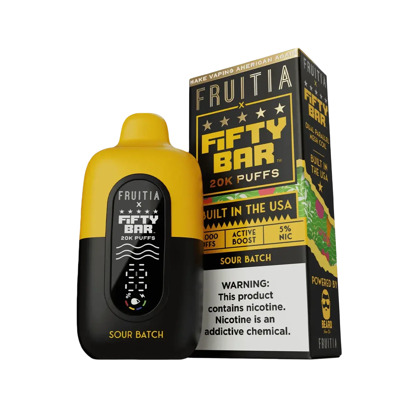Fifty Bar X Fruitia 20K Disposable Vape