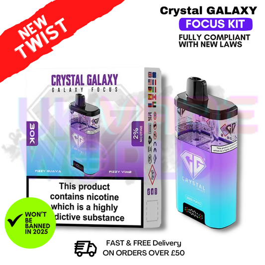Fizzy Guava Crystal Galaxy 30K Puff Kit