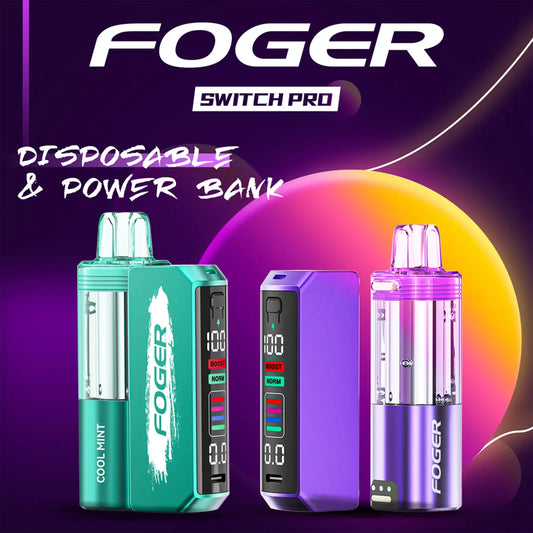 Foger Switch Pro 30K Vape with Attached Power Bank (Kit)