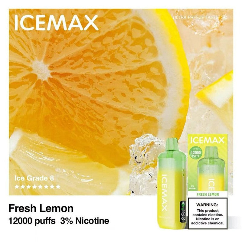 Icemax 12K Disposable Vape 10ml 3%